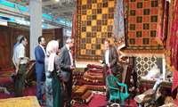 حضور خوشه فرش دستباف خراسان شمالی در نمایشگاه بین امللی فرش دستباف ایران