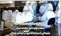 صنعت تولید دارو نیازمند درمان / پشیمانی از سرمایه گذاری در خراسان شمالی