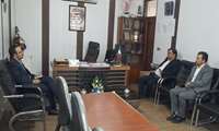 دیدار مدیرعامل شرکت شهرک های صنعتی خراسان شمالی با رئیس صمت شهرستان شیروان