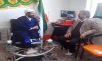 دیدار مدیرعامل شرکت شهرک های صنعتی خراسان شمالی با امام جمعه شهرستان فاروج