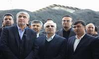 حضور معاون رئیس جمهور و رئیس سازمان انرژی اتمی ایران در شهرک صنعتی شیروان_ خراسان شمالی